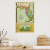 フロリダの地図 ポスター (キッチン)