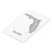 フロリダの地図 マグネット (左側)