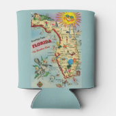 フロリダの地図 缶クーラー (裏面)