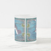 フロリダの壮大なペリカン フロストグラスマグカップ (中央)