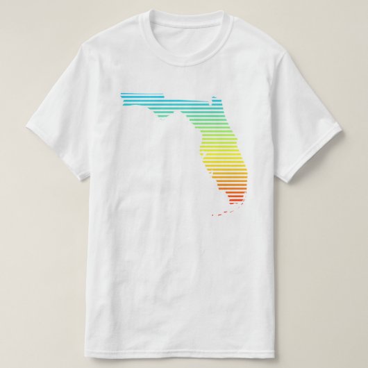 フロリダの夏の夕暮れ Tシャツ (デザイン正面)