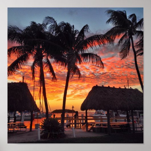 フロリダの夕日の鍵 ポスター (正面)