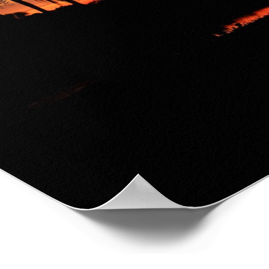 フロリダの夕日 ポスター (角)