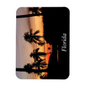 フロリダの夕日 マグネット (縦)
