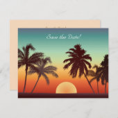フロリダの夕日 招待状 (正面/裏面)