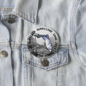 フロリダの大きい台風のイルマ2017ボタン 缶バッジ (インサイチュ)