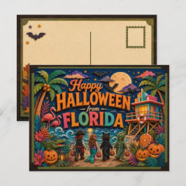 フロリダの子供たちからハッピーハロウィン ポストカード