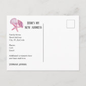 フロリダの定年退職者アマチュアゴルファー 住所変更 案内ポストカード (裏面)