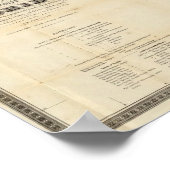 フロリダの州の新しい地図 ポスター (角)