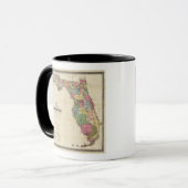 フロリダの州の新しい地図 マグカップ (正面左)