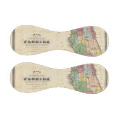 フロリダの州の新しい地図 野球ボール (パネル)