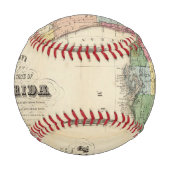 フロリダの州の新しい地図 野球ボール (裏面)