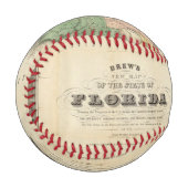 フロリダの州の新しい地図 野球ボール (正面左)