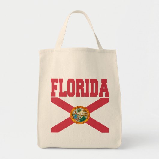 フロリダの州の旗のトートバック トートバッグ (正面)