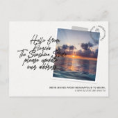 フロリダの州先の移動案内 インビテーションポストカード (正面)