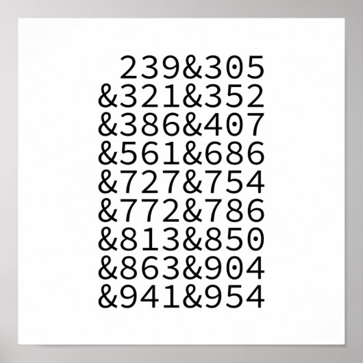 フロリダの市外局番 ポスター (正面)