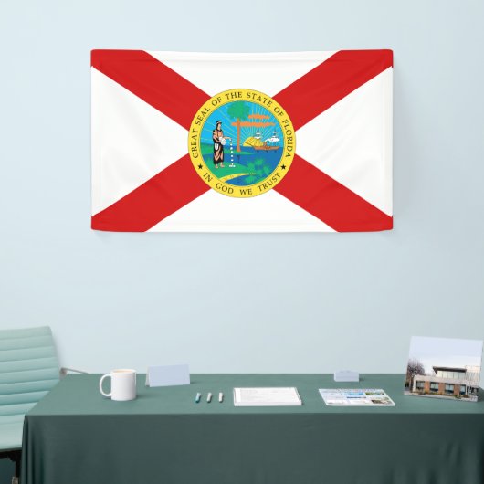 フロリダの旗パターン- .png 横断幕 (トレードショー)