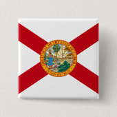 フロリダの旗 缶バッジ (正面)