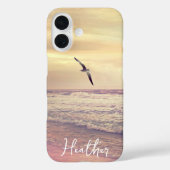 フロリダの日の出ビーチのカモメ 名前 Case-Mate iPhoneケース (裏面)