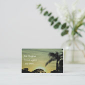 フロリダの日没の名刺 名刺 (スタンド正面)