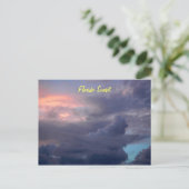 フロリダの日没はがき ポストカード (スタンド正面)