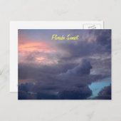 フロリダの日没はがき ポストカード (正面/裏面)