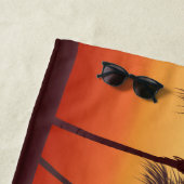 フロリダの日没 ビーチタオル (インサイチュ)