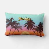 フロリダの日没 ランバークッション (裏面)