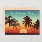 フロリダの日没 招待状 (正面/裏面)