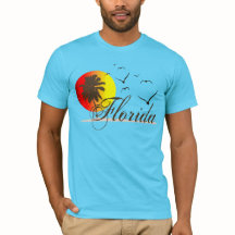 フロリダの明るい日没