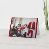 フロリダの暖かい天気がクリスマスの気分を望む シーズンカード (正面)