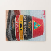 フロリダの最南端。クリスマスの挨拶 ジグソーパズル (横)