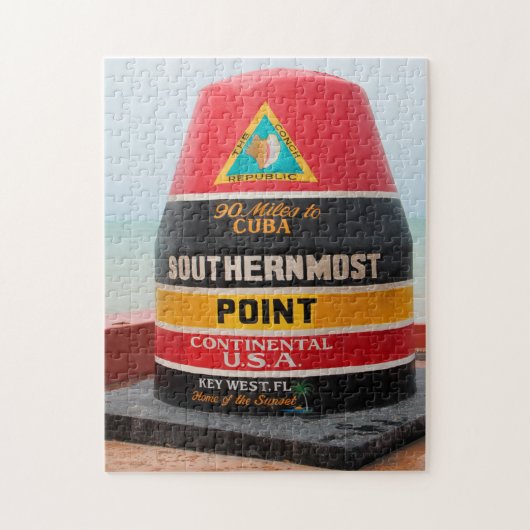 フロリダの最南端。 ジグソーパズル (縦)
