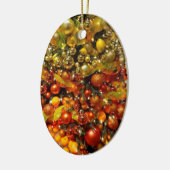 フロリダの柑橘類の木のクリスマスオーナメント セラミックオーナメント (左)