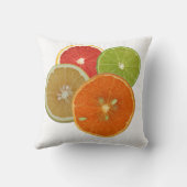 フロリダの柑橘類の枕 クッション (裏面)