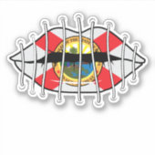 フロリダの検閲 – 縫い唇は話ない シール (正面)