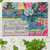 フロリダの水ヴィンテージの香りとビクトリアンデコ キッチンタオル (折り畳み)