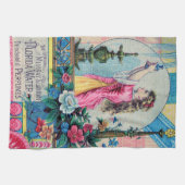 フロリダの水ヴィンテージの香りとビクトリアンデコ キッチンタオル (横)