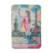 フロリダの水ヴィンテージの香りとビクトリアンデコ バスマット (正面縦)