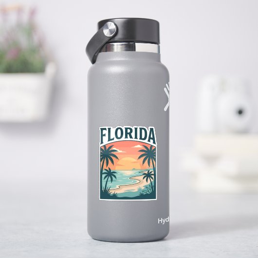 フロリダの沿岸の魅力 シール (HydroFlask)