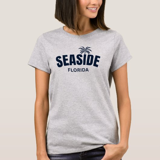 フロリダの海岸の女性Tシャツ Tシャツ (正面)