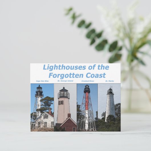 フロリダの灯台 ポストカード (スタンド正面)