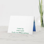 フロリダの熱帯クリスマスカード シーズンカード (裏面)