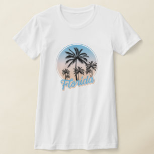 フロリダの熱帯州パラダイスTシャツ Tシャツ
