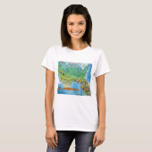 フロリダの米国の地図 Tシャツ (正面フル)