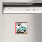 フロリダの米国ルート1 – 大西洋ハイウェイ マグネット (インサイチュ (食洗機))