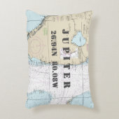 フロリダの航海のAuthentic Chart ⚓ アクセントクッション (正面(垂直))