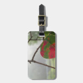 フロリダの葉が赤く変わる秋 ラゲッジタグ (正面縦)