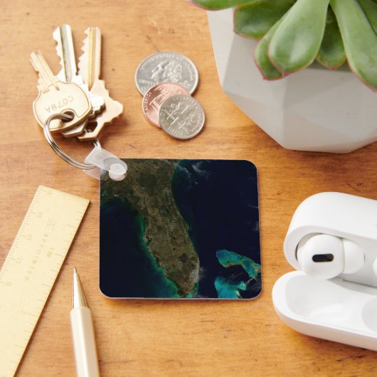 フロリダの衛星表示。 キーホルダー (デスク)