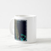 フロリダの衛星表示。 コーヒーマグカップ (正面左)